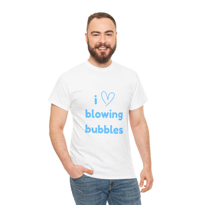 "I love blowing bubbles" - Unwearablez "Blowing Bubbles" Collection Unisex tee