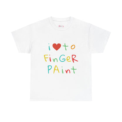"I LOVE TO FINGER PAINT" - Unwearablez 'FINGER PAINT' meme Collection Unisex tee - EU EDITION