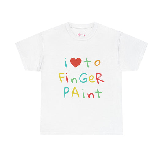 "I LOVE TO FINGER PAINT" - Unwearablez 'FINGER PAINT' meme Collection Unisex tee - EU EDITION