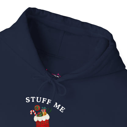 'STOCKING' - Unwearablez 'Xmas' Collection 2 in 1 Couple's Hoodie Bundle in BLACK - US Edition.