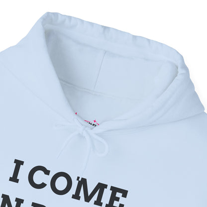 "I Come in Peace" Unwearablez 'Peace' meme Collection Unisex Hoodie