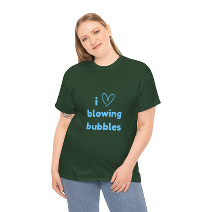 "I LOVE BLOWING BUBBLES" - Unwearablez 'BLOWING BUBBLES' meme Collection Unisex tee - EU EDITION
