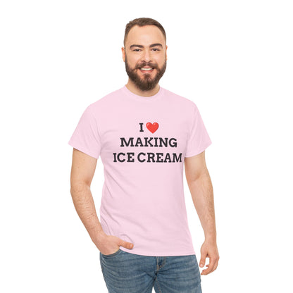 "I love Making Ice Cream" - Unwearablez 'Ice Cream' meme Collection Unisex tee