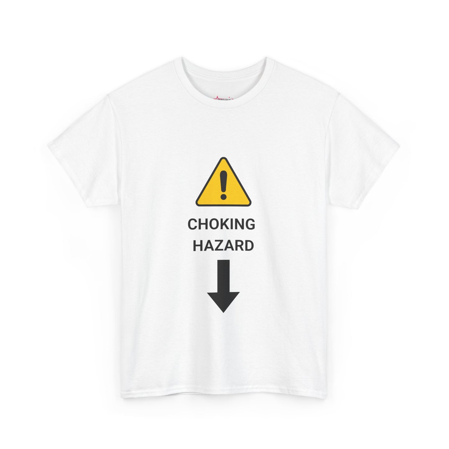 "CHOKING HAZARD' Unwearablez 'Caution' meme Collection Unisex tee - EU EDITION
