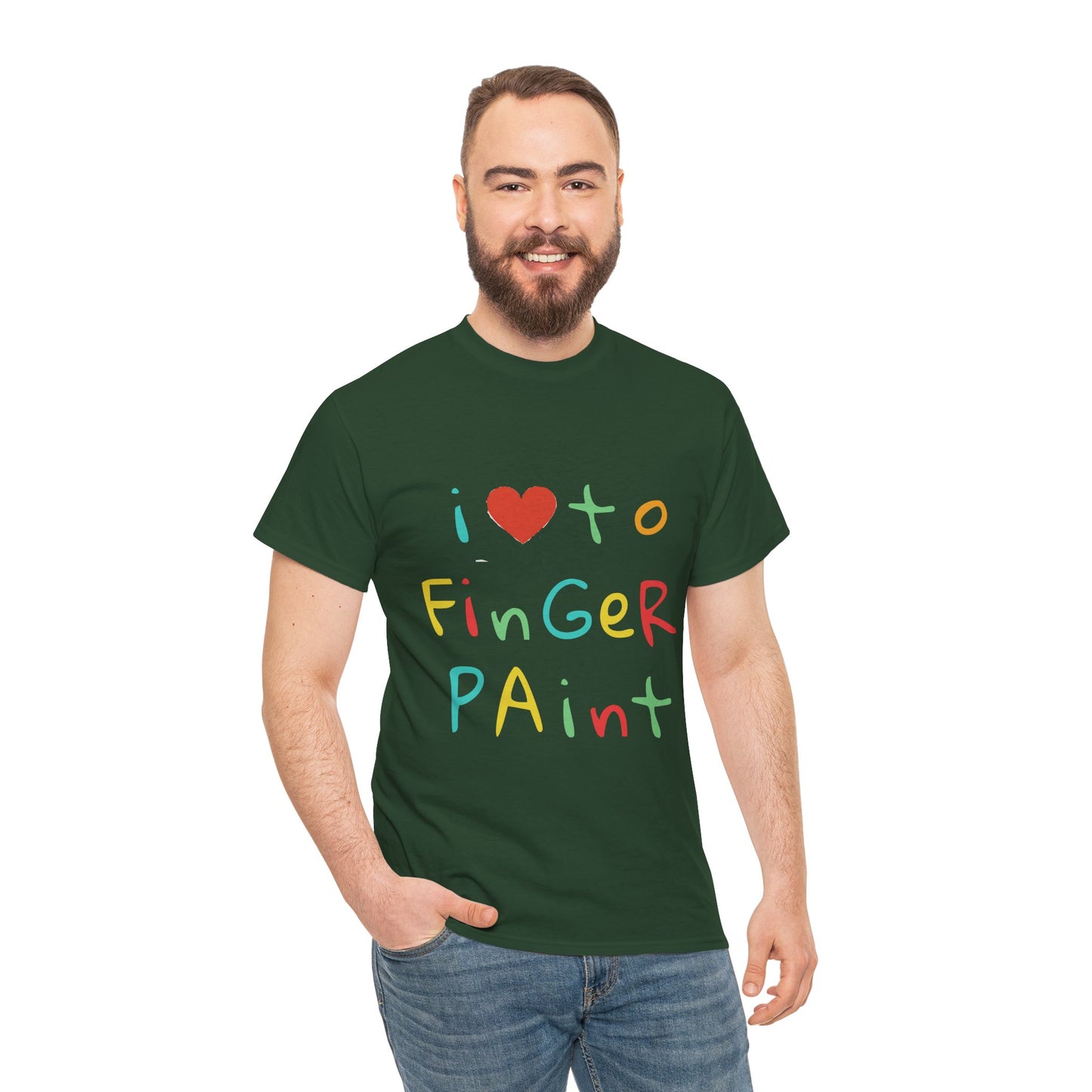 "I LOVE TO FINGER PAINT" - Unwearablez 'FINGER PAINT' meme Collection Unisex tee - EU EDITION