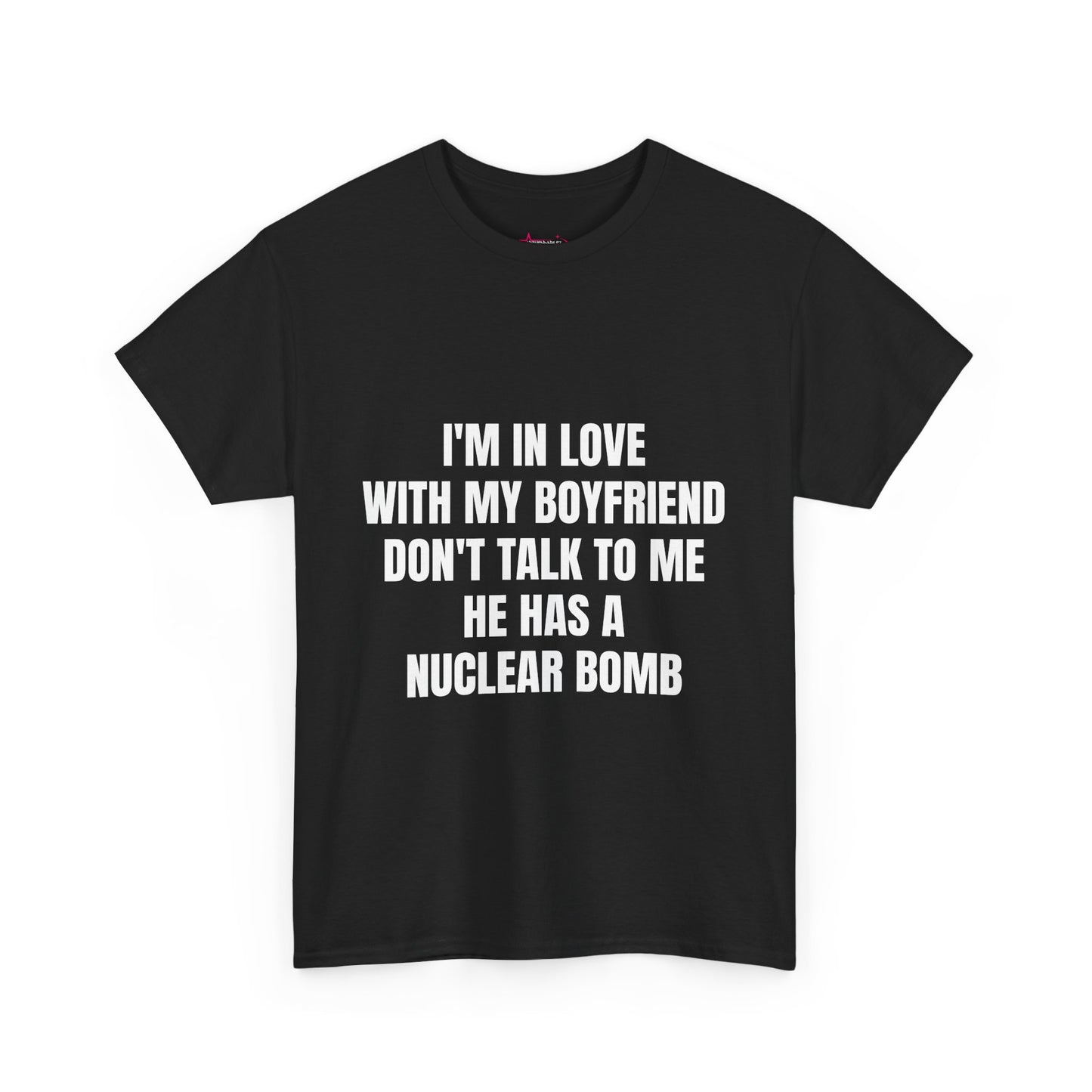 'GF/BF HAS A NUCLEAR BOMB' - Unwearablez couple's bundle - BLACK