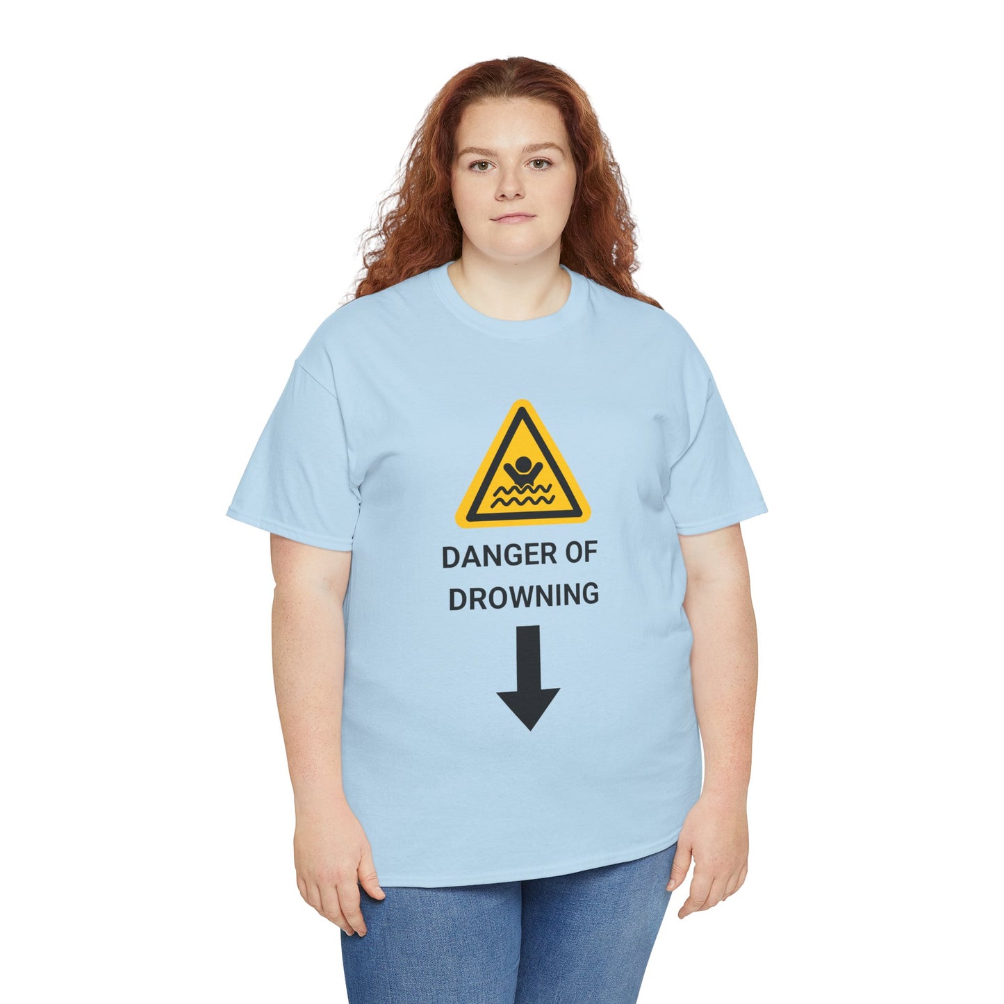 "DANGER OF DROWNING" - Unwearablez 'Caution' meme Collection Unisex tee