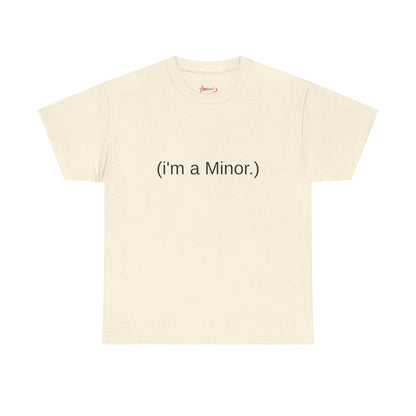 "(i'm a minor)" - Unwearablez 'ILLEGAL' meme Collection Unisex tee - US Edition