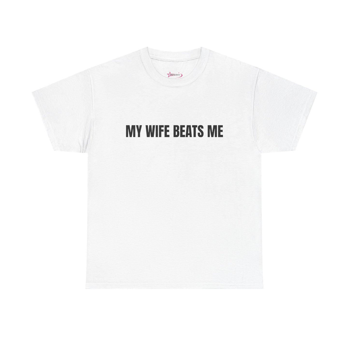 "My wife beats me" - Unwearablez 'Domestic' meme Collection Unisex tee