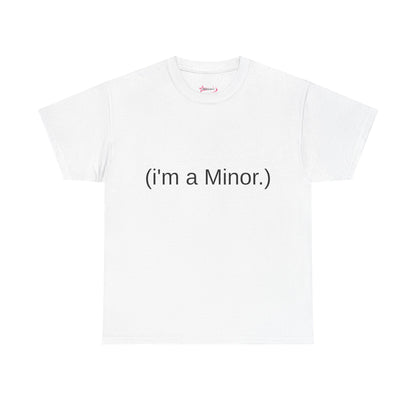 "(i'm a minor.)" - Unwearablez 'ILLEGAL' meme Collection Unisex tee - EU Edition