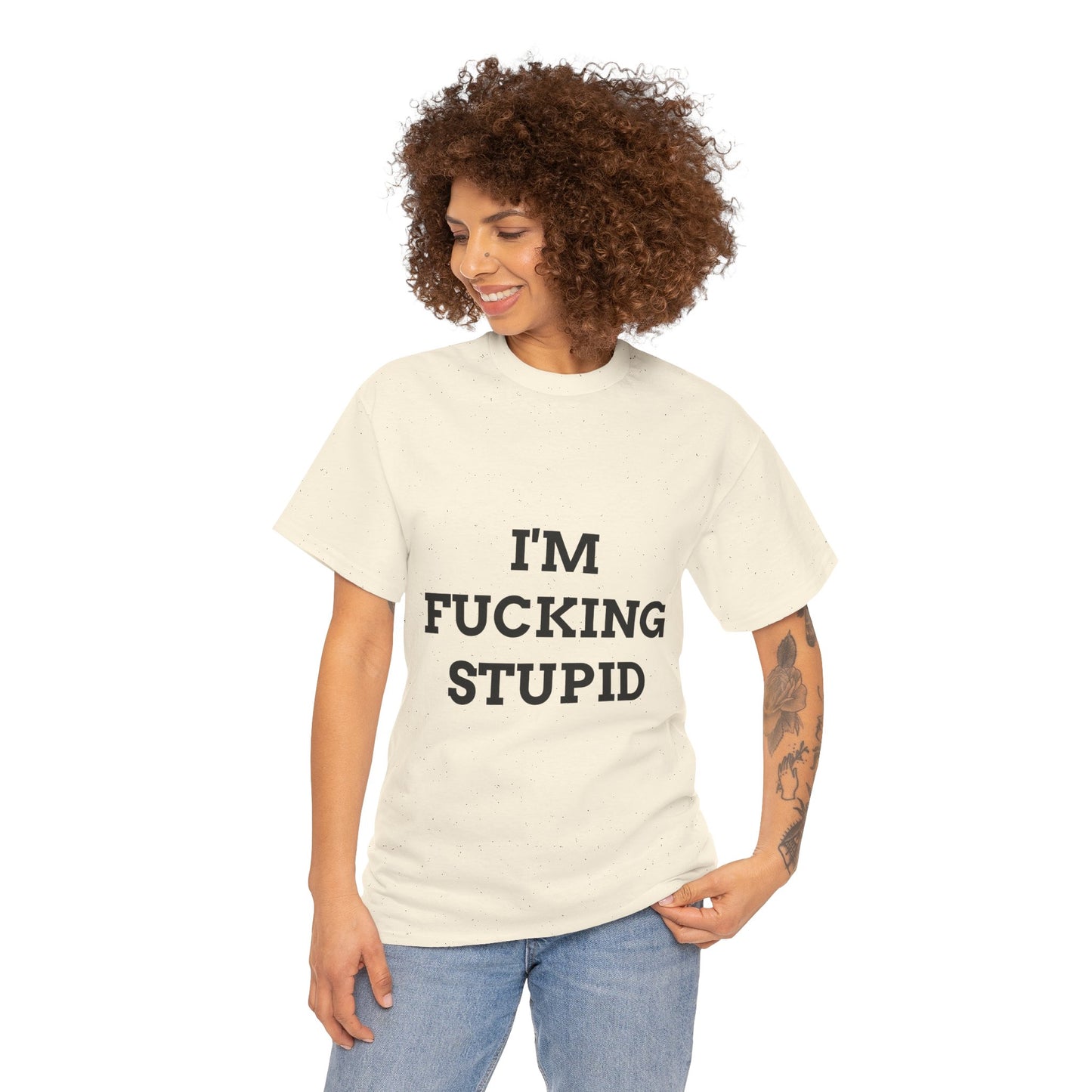 "I'm f*cking Stupid" - Unwearablez 'F*cking Stupid' meme Collection Unisex tee