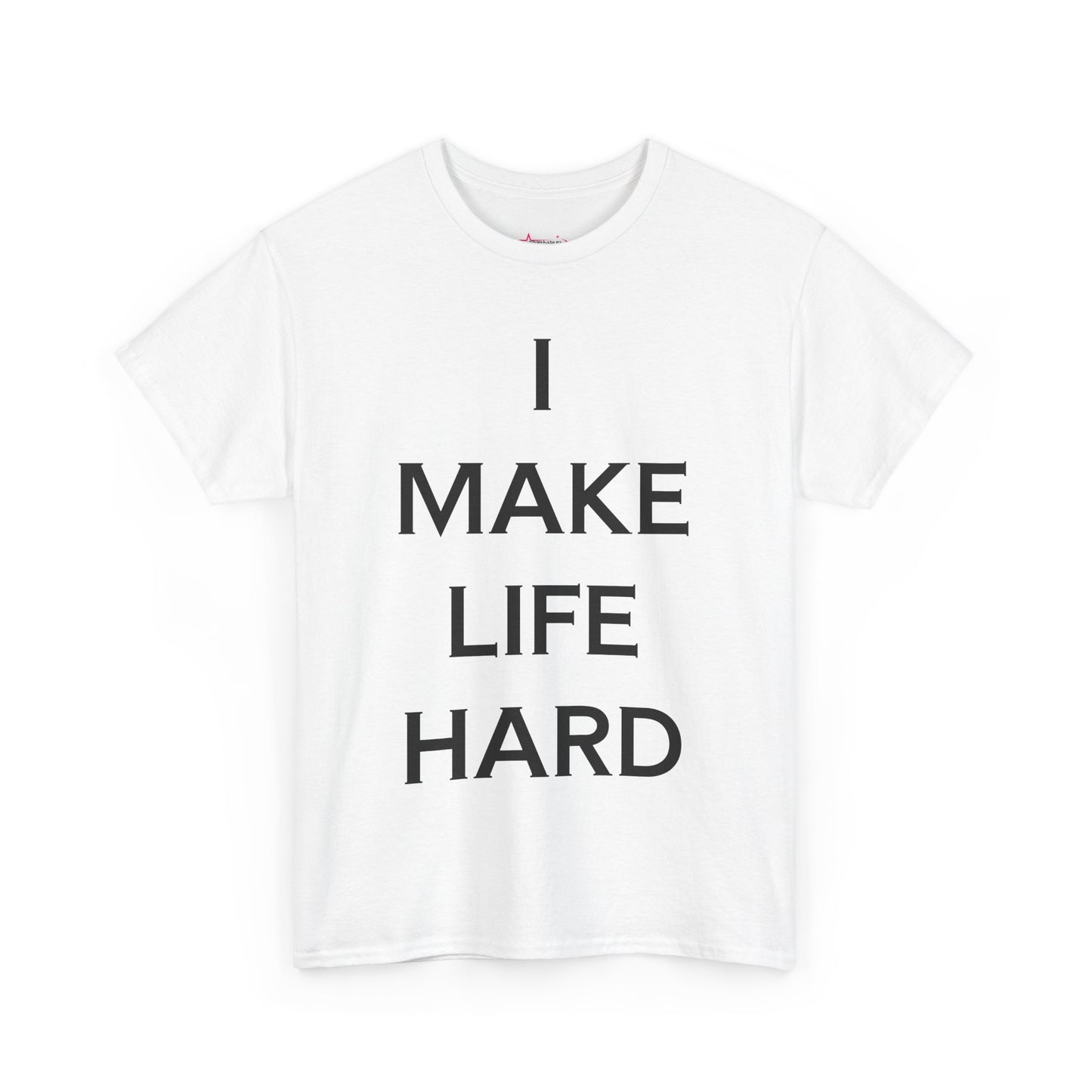 'I MAKE LIFE HARD' - Unwearablez couple's bundle - WHITE
