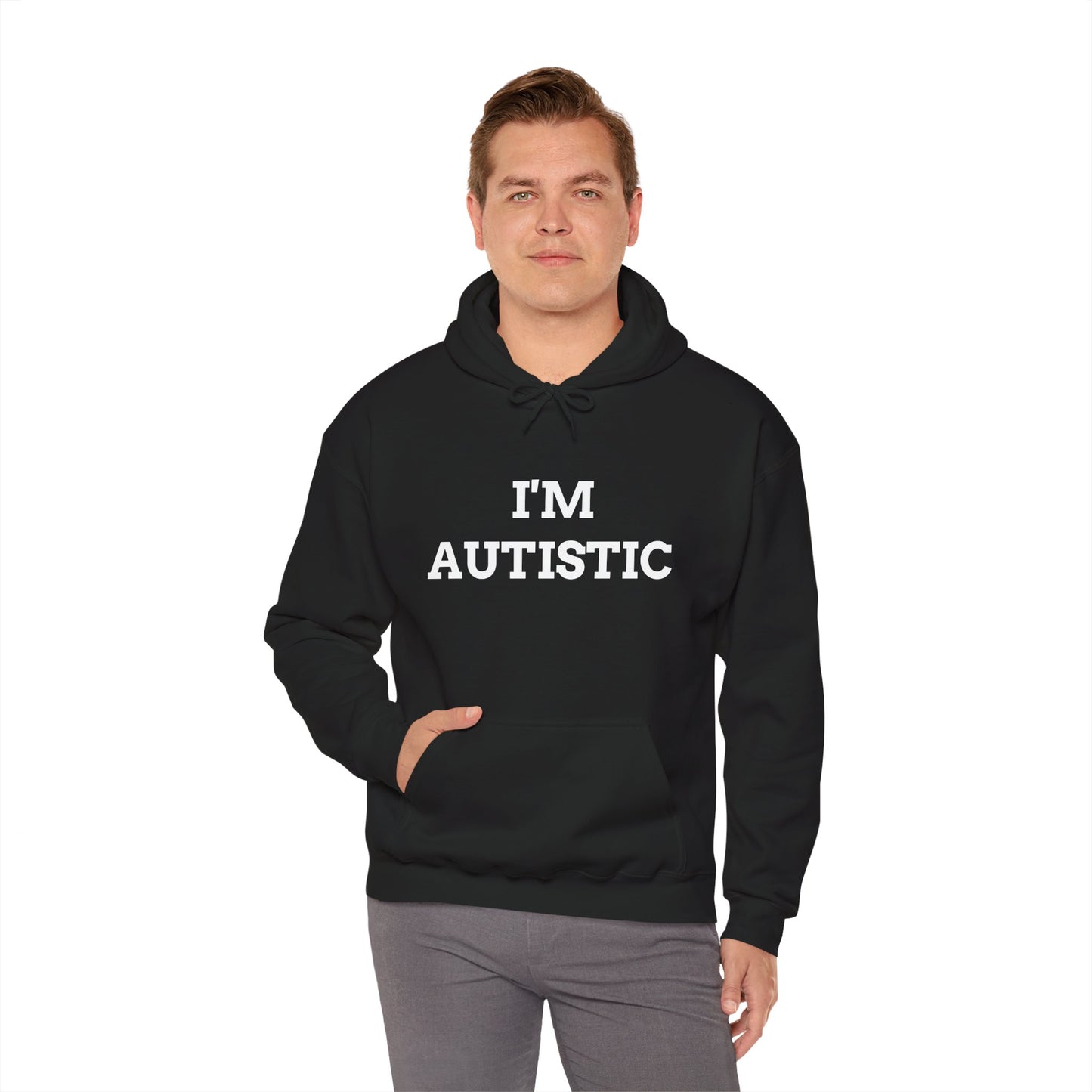 "I'M AUTISTIC" Unwearablez 'AUTISM' meme Collection Unisex Hoodie