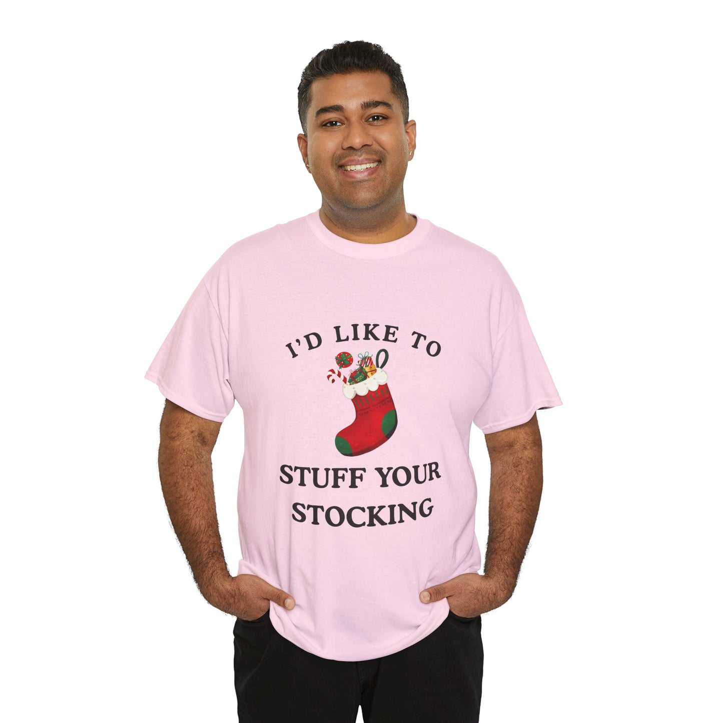 "I'D LIKE TO STUFF YOUR STOCKING" - Unwearablez' 'Xmas' Collection Unisex tee - US Edition