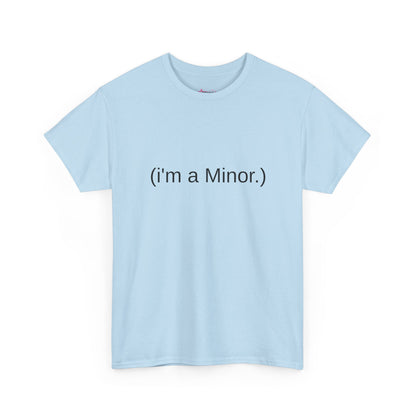 "(i'm a minor)" - Unwearablez 'ILLEGAL' meme Collection Unisex tee - US Edition