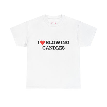 "I love blowing candles" - Unwearablez 'Blowing Candles' meme Collection Unisex tee