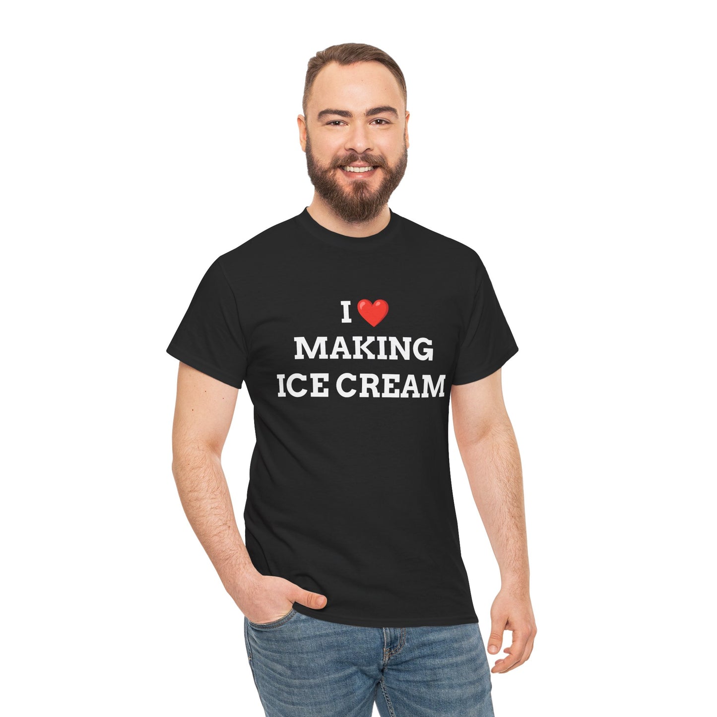 "I love Making Ice Cream" - Unwearablez 'Ice Cream' meme Collection Unisex tee