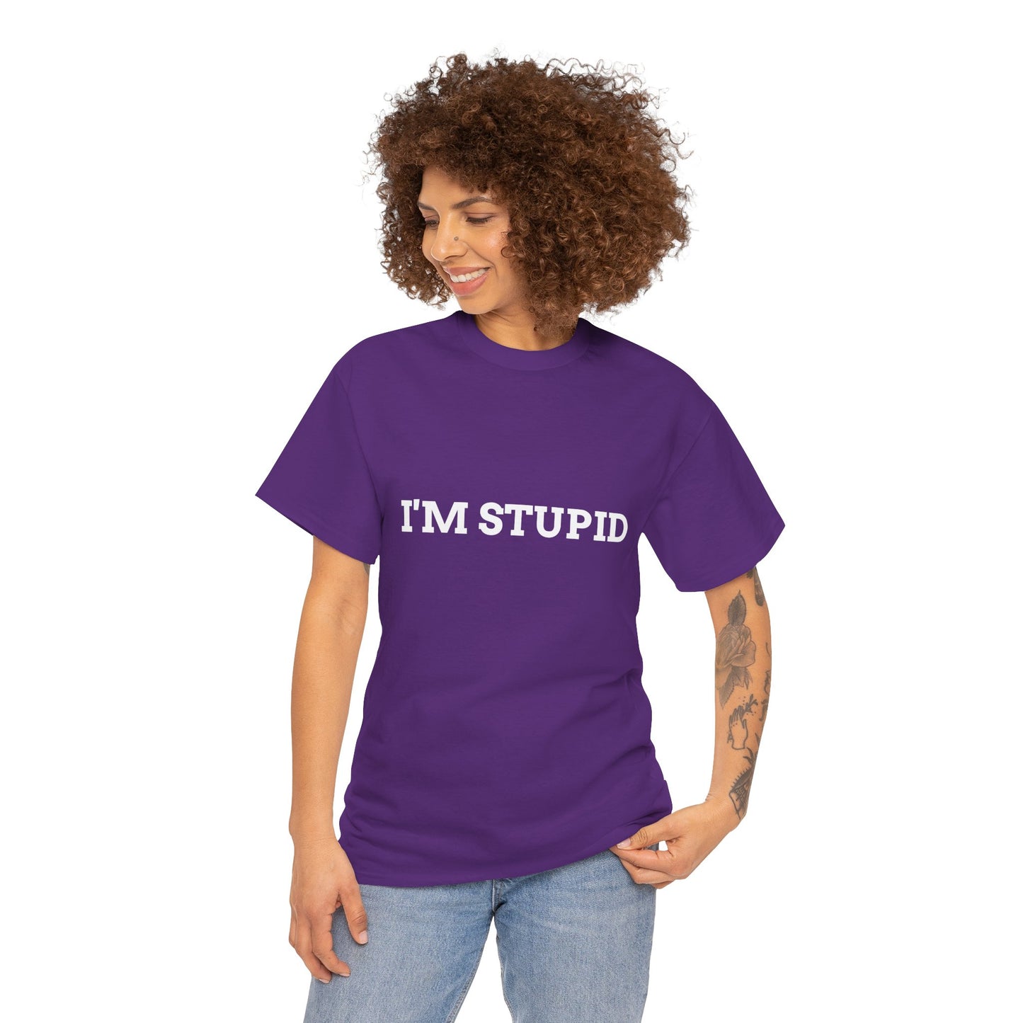 "I'm Stupid" - Unwearablez 'F*cking Stupid' meme Collection Unisex tee