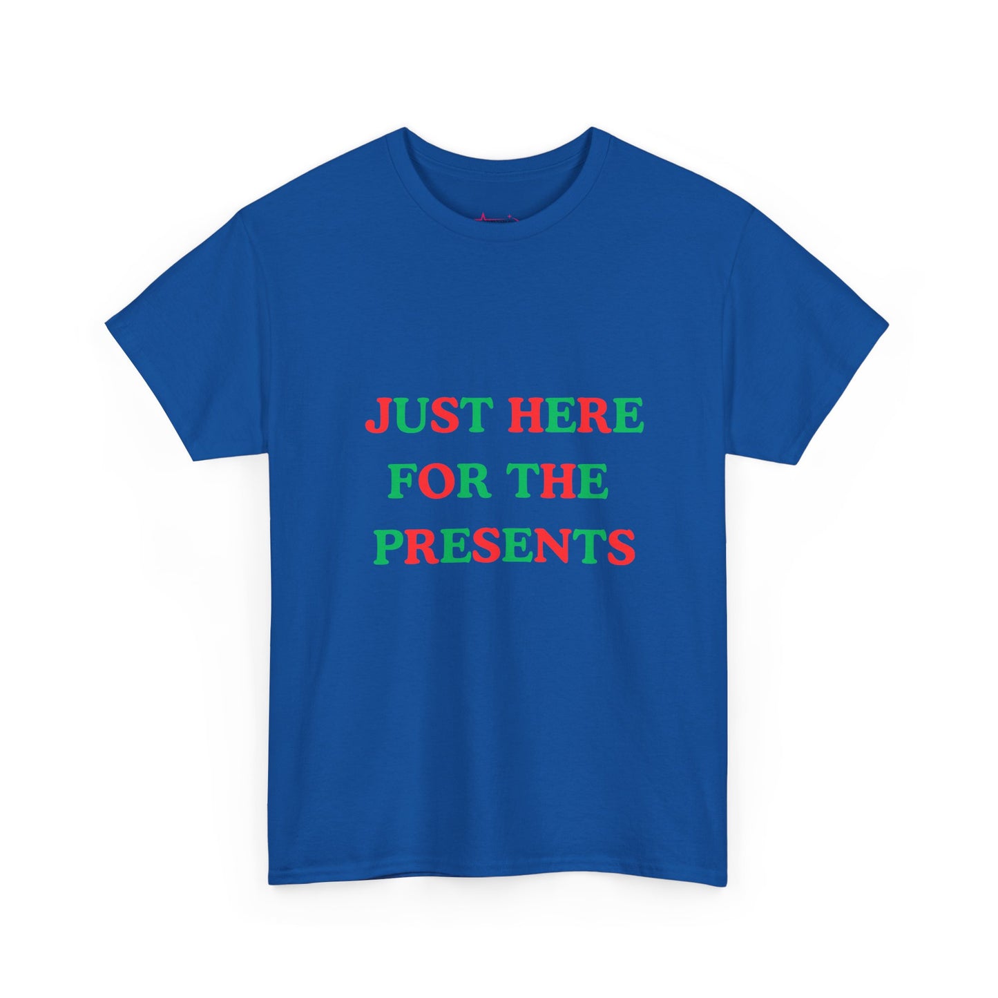 "JUST HERE FOR THE PRESENTS" - Unwearablez 'Xmas' Collection Unisex tee - US Edition