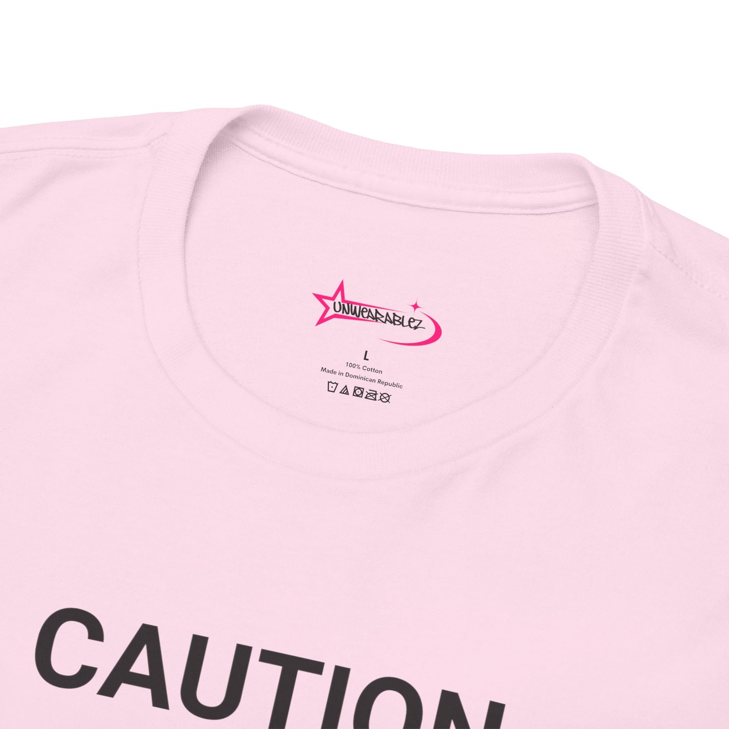 "SLIPPERY WHEN WET" - Unwearablez 'Caution' meme Collection Unisex tee