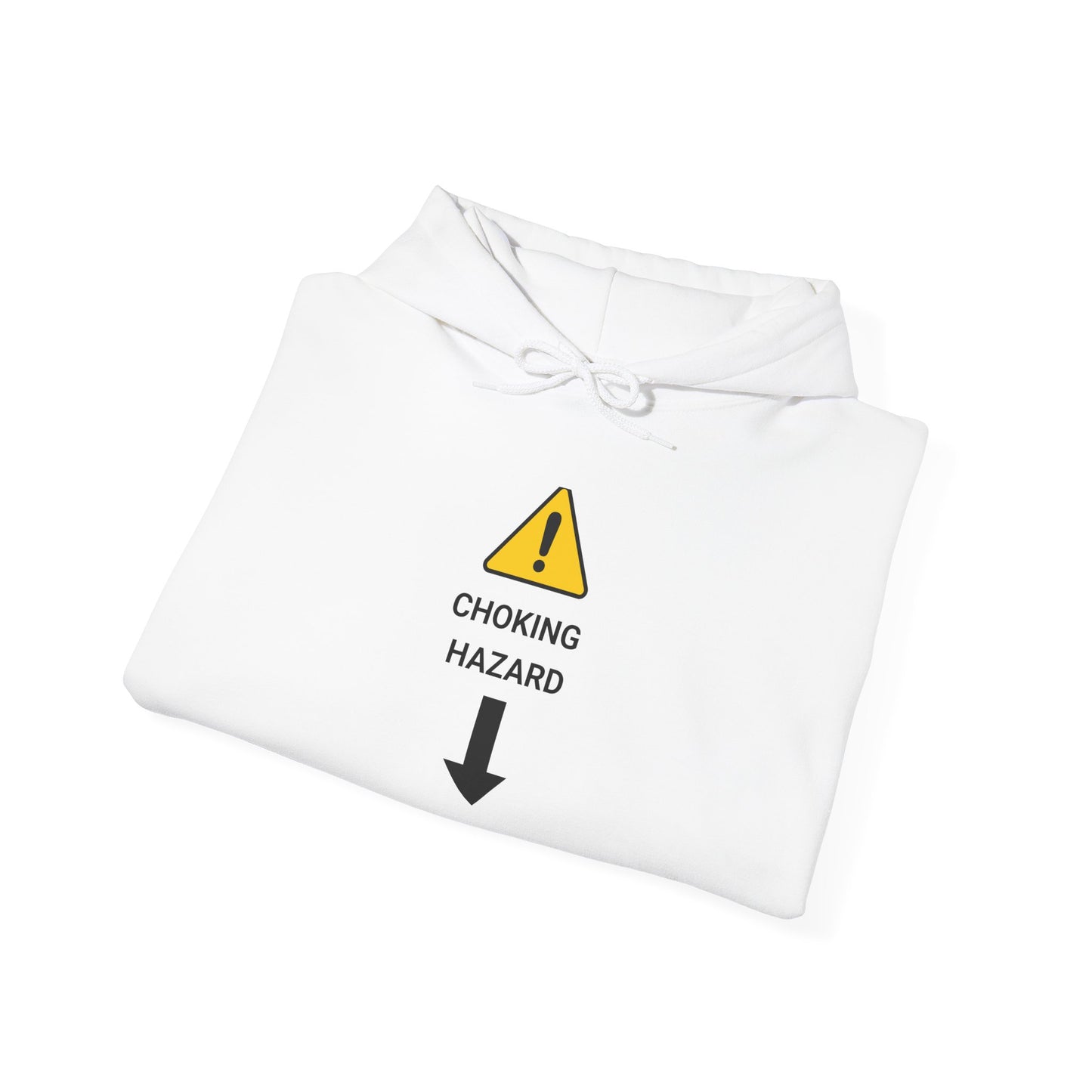 "CHOKING HAZARD' Unwearablez 'Caution' meme Collection Unisex Hoodie