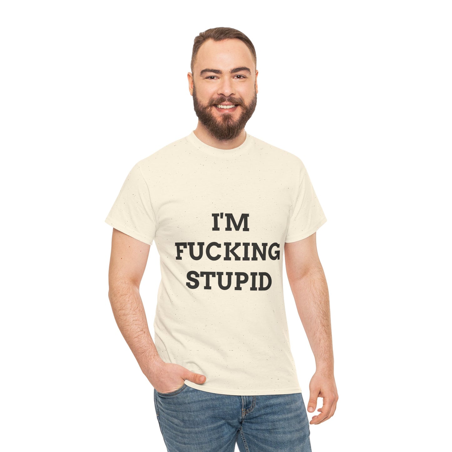 "I'm f*cking Stupid" - Unwearablez 'F*cking Stupid' meme Collection Unisex tee