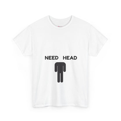 'NEED/GIVES HEAD (V2)' - Unwearablez couple's bundle - WHITE
