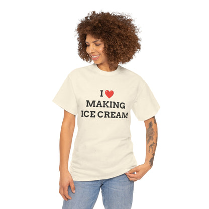 "I love Making Ice Cream" - Unwearablez 'Ice Cream' meme Collection Unisex tee