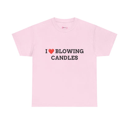 "I love blowing candles" - Unwearablez 'Blowing Candles' meme Collection Unisex tee