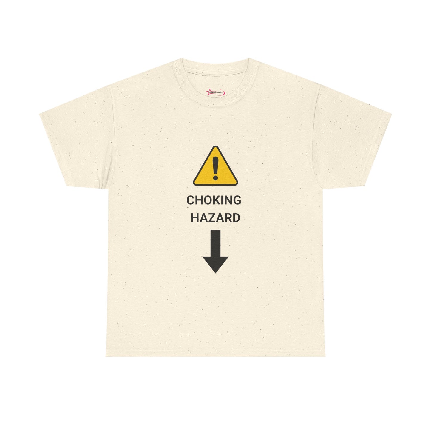"CHOKING HAZARD' Unwearablez 'Caution' meme Collection Unisex tee - EU EDITION