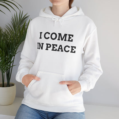 "I Come in Peace" Unwearablez 'Peace' meme Collection Unisex Hoodie