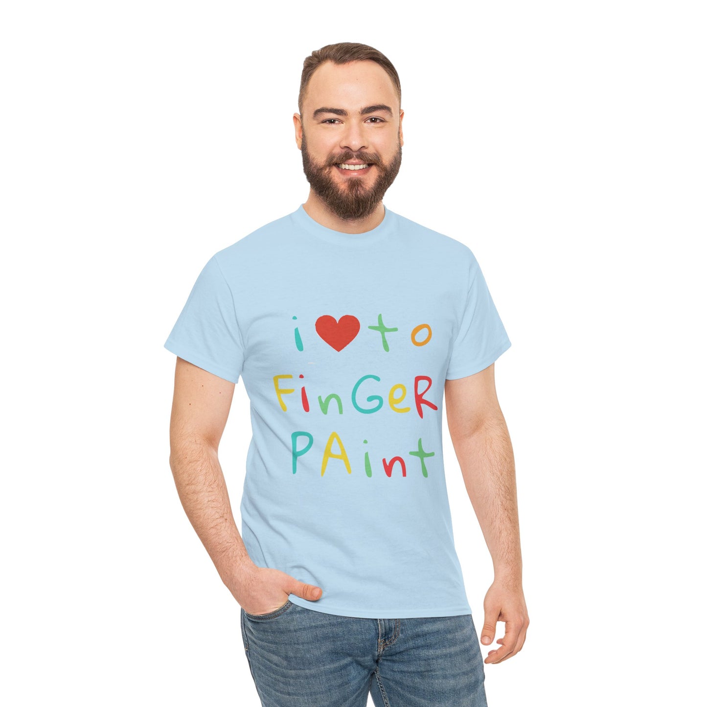 "I LOVE TO FINGER PAINT" - Unwearablez 'FINGER PAINT' meme Collection Unisex tee - EU EDITION