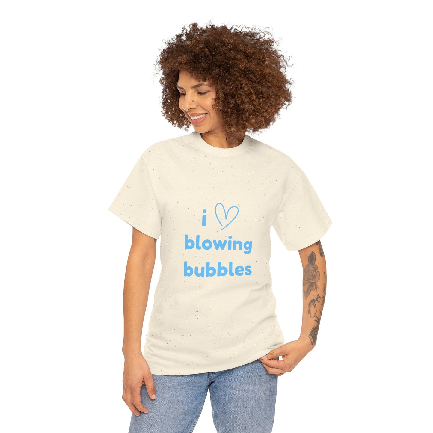 "I LOVE BLOWING BUBBLES" - Unwearablez 'BLOWING BUBBLES' meme Collection Unisex tee - EU EDITION