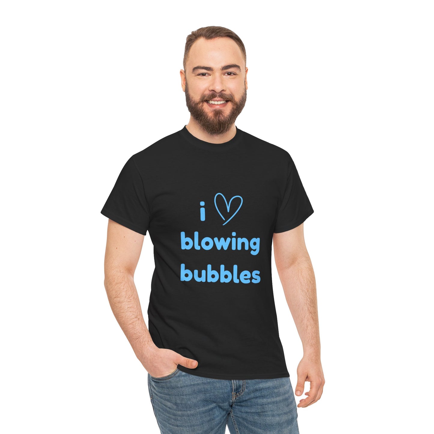 "I love blowing bubbles" - Unwearablez "Blowing Bubbles" Collection Unisex tee