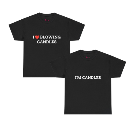 'BLOWING CANDLES' - Unwearablez couple's bundle - BLACK - EU EDITION