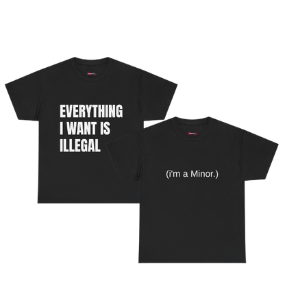 "ILLEGAL" - Unwearablez 'ILLEGAL' Collection couple's bundle in Black - EU Edition